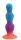 Lumina Bloom Dildo – Glowing fantasy shaft in blue, purple and orange, 21 cm, textured curves & luminous effect