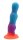 Lumina Bloom Dildo – Glowing fantasy shaft in blue, purple and orange, 21 cm, textured curves & luminous effect