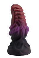 Abyss Root Dildo – Black-purple tentacle root with segmented structure, 17 cm, compact fantasy shape for targeted stimulation
