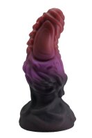 Abyss Root Dildo – Black-purple tentacle root with segmented structure, 17 cm, compact fantasy shape for targeted stimulation