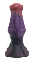 Elder Maw Dildo – Deep violet tentacle form with scale ridges, 21 cm, intense fantasy texture for extreme fullness