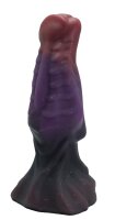 Elder Maw Dildo – Deep violet tentacle form with scale ridges, 21 cm, intense fantasy texture for extreme fullness