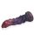 Crimson Bloom Dildo – Dunkelrot-violette Fantasy-Welle mit organischer Struktur, 24 cm, tiefe Kurven & gleitende Stimulation