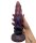 Crimson Bloom Dildo – Dunkelrot-violette Fantasy-Welle mit organischer Struktur, 24 cm, tiefe Kurven & gleitende Stimulation