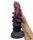 Crimson Bloom Dildo – Dunkelrot-violette Fantasy-Welle mit organischer Struktur, 24 cm, tiefe Kurven & gleitende Stimulation