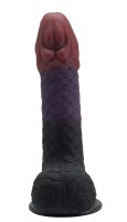 Dynasty Dragon Dildo – Schuppiger Drachenkörper im Stil fernöstlicher Mythologie, 21 cm, strukturierte Oberfläche & stabile Basis