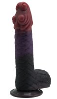 Dynasty Dragon Dildo – Schuppiger Drachenkörper im Stil fernöstlicher Mythologie, 21 cm, strukturierte Oberfläche & stabile Basis
