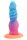 Abyssal Coral Dildo – Mermaid Texture with Spiral Ridges, 20 cm, Pink-Turquoise Fantasy Shaft