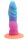 Abyssal Coral Dildo – Mermaid Texture with Spiral Ridges, 20 cm, Pink-Turquoise Fantasy Shaft