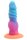 Abyssal Coral Dildo – Mermaid Texture with Spiral Ridges, 20 cm, Pink-Turquoise Fantasy Shaft