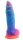 Glowscale Titan Dildo – Glühende Fantasy-Form mit Adernstruktur, 21 cm, leuchtet im Dunkeln