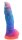 Glowscale Titan Dildo – Glühende Fantasy-Form mit Adernstruktur, 21 cm, leuchtet im Dunkeln