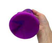 Pumpkin Bloom Dildo – Halloween-Inspired Fantasy Toy with Botanical Texture & Sparkle, 24 cm