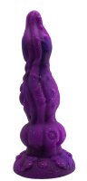 Pumpkin Bloom Dildo – Halloween-Inspired Fantasy Toy with Botanical Texture & Sparkle, 24 cm