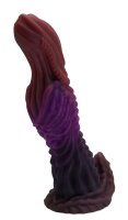 Parasite Fang Dildo – Alien-inspiriertes Biodesign mit Segmentstruktur, 23 cm, kraftvolle Krümmung & stabile Basis