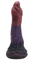 Void Seed Dildo – Glittering Alien Shaft with Tentacle Tip & Bud Texture, 21 cm
