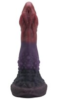 Void Seed Dildo – Glittering Alien Shaft with Tentacle Tip & Bud Texture, 21 cm