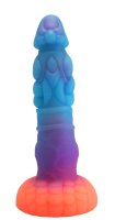 Luminous Bloom Dildo – Multicolored Fantasy Dildo...