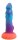 Luminous Bloom Dildo – Multicolored Fantasy Dildo with Deep Texture and Stimulating Form, 22 cm