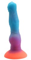 Glowbeast Dildo – Glow-in-the-Dark Fantasy Dildo with Bold Texture and Anatomical Design, 22 cm