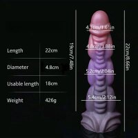 Oblivion Root Dildo – Tentacle Fantasy with Spiral Design, 22 cm Deep Alien Pleasure