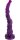 Twilight Serpent Dildo – Reptilian Fantasy Toy with Twisting Texture, 35 cm, Deep Purple Giant