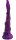 Twilight Serpent Dildo – Reptilian Fantasy Toy with Twisting Texture, 35 cm, Deep Purple Giant