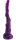 Twilight Serpent Dildo – Reptilian Fantasy Toy with Twisting Texture, 35 cm, Deep Purple Giant