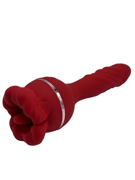 Ultimate Pleasure Vibe – Saugvibrator mit Schwingzunge & kraftvoller Stoßfunktion, doppelte Stimulation