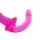 Lust Merge Dildo – Ergonomischer Gurtlos-Dildo für Paare, 21 cm, beidseitig verwendbar, pink