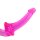 Lust Merge Dildo – Ergonomischer Gurtlos-Dildo für Paare, 21 cm, beidseitig verwendbar, pink