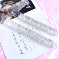 Crystal Veins Dildo – Transparent Double-Ended Dildo with Realistic Veins, 30 cm, Flexible and Versatile