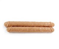 Real Touch Duo Dildo – Flesh-Colored Double Dildo...