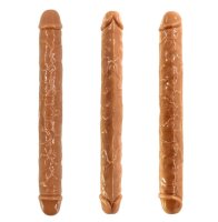 Real Touch Duo Dildo – Flesh-Colored Double Dildo...