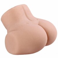 Real Skin Delight – Vaginal- & Anal-Masturbator in kompakter Form, 1,77 kg, detailgetreu & hautnah