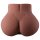 Duo Tunnel Pleasure – Realistic 2-in-1 Vagina & Anal Masturbator, 20 cm, Ultra-Soft & Anatomical