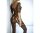 Dark Temptation Bodystocking – Schwarzer Cut-Out Netz-Catsuit mit großflächigem Muster, XS–L, figurbetont & dehnbar