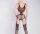 Noir Web Mosaic Bodystocking – Schwarzer Netz-Catsuit mit Strapsoptik, floralen Details & Cut-Outs, XS–L