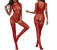 Fiery Desire Bodystocking – Beidseitig tragbar,...