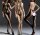 Noir Obsession Bodystocking – Schwarzer Halterneck Netz-Catsuit mit großen Cut-Outs & ouvert Schritt, XS–L