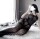 Diamond Net Bodystocking – Open-Crotch, Stretchable, XS-M (34-38), Black