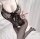 Lace Bow Ouvert Bodystocking – Schwarzer Spitzen-Catsuit mit Satin-Schleife & Netz-Design, XS–L