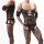 Onyx Lace Harness Mens Bodystocking – Schwarzer Herren-Catsuit aus Spitze mit Cut-Outs & Ouvert, XS–L