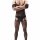 Onyx Lace Harness Mens Bodystocking – Schwarzer Herren-Catsuit aus Spitze mit Cut-Outs & Ouvert, XS–L
