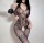 Mystic Lace Bodystocking – Verführerischer Netz-Catsuit mit floralen Details, XS-L
