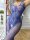 Cobalt Petal Straps Bodystocking – Cobalt blue mesh catsuit with floral lace, multi straps & open crotch, One Size XS–XL