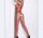 Scarlet Garter Net Bodystocking – Red Fishnet Catsuit with Suspender Look & Open Crotch, One Size XS–L up to 70 kg