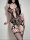 Eclipse Halo Ring Bodystocking – Black cut out mesh catsuit with halterneck, ring details & garter effect, closed crotch, One Size XS–L