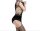 Black Mesh Seduction Bodystocking – Schwarzer Netz-Catsuit mit variierenden Netzstrukturen & ouvert Schritt, One Size XS–L