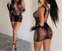 Seductive Lace Mini Dress – Elastisch, sinnlich und...